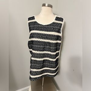 Lucky Brand Black&White Tank Top
